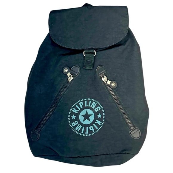 NWT KIPLING Navy Fundamental Backpack - Size Medium - SOLD OUT ONLINE - Picture 4 of 12